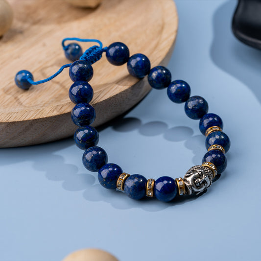Lapis Lazuli Buddha Chakra Bracelet