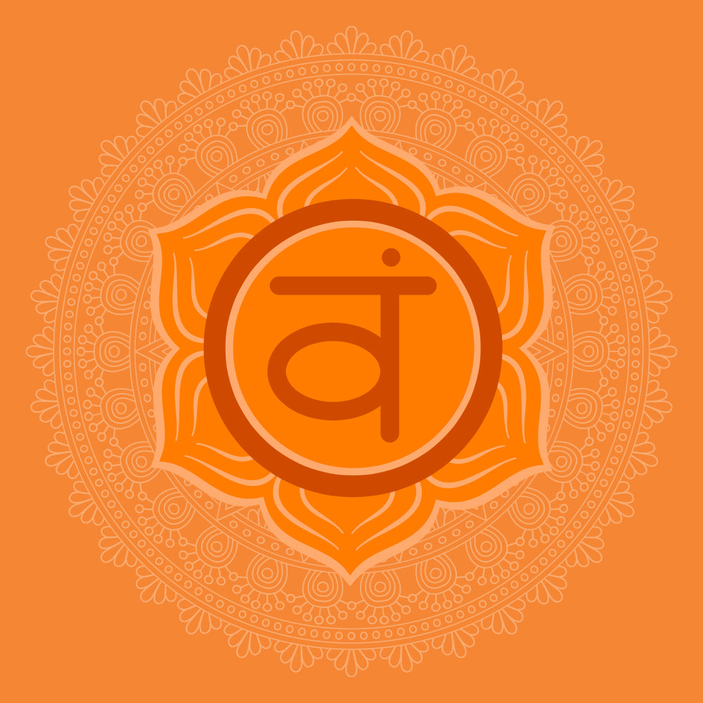 Sacral Chakra symbol - orange chakra 