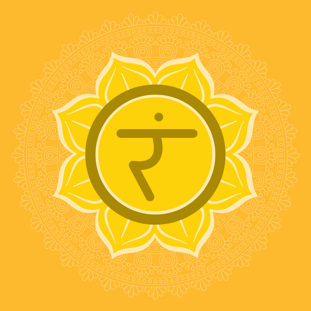 Solar Plexus chakra symbol - yellow chakra